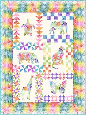 Felicity - In The Beginning - Menagerie Quilt Pattern - FELM