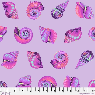 Tula Pink - Floral Reef - Lil Shelly - PWTP266 - Ultraviolet