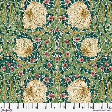 Lodden - The Original Morris & Co. - Free Spirit - SM Pimpernel - PWWM079 - Citrus Sage