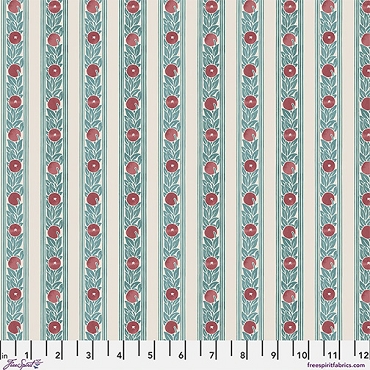 Lodden - The Original Morris & Co. - Free Spirit - Fruit Stripe - PWWM149 - Plum