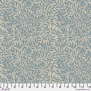 Emery Walker's House - William and Morris Co. - Free Spirit - WM109 - Emerys Willow - Woad Blue
