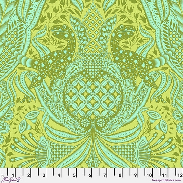 Tula Pink - Roar - Gift Rapt - 224 - Lime