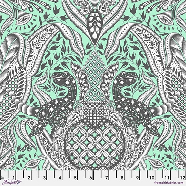 Tula Pink - Roar - Gift Rapt - 224 - Mint