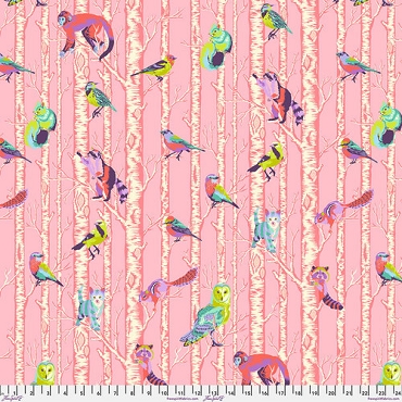 Tula Pink - Full Moon Forest II - Family Tree - PWTP245 - Honey