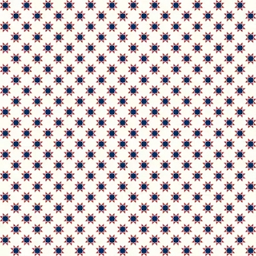  Star Spangled Beauty by Kimberbell Designs - Maywood Studio - Soft White Tiny Quilt Stars - MAS - 10845 - E