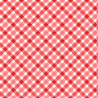   Star Spangled Beauty by Kimberbell Designs - Maywood Studio - Pink/Red Bias Gingham - MAS - 10847 - PR