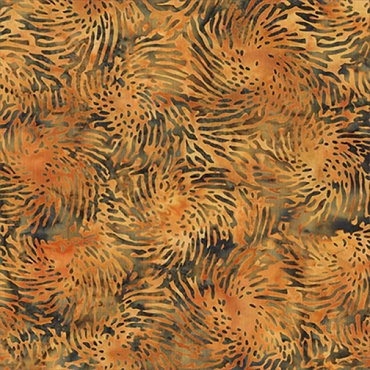 Baliscapes - Anthology Batiks - Spiral - 2888Q - X Squash