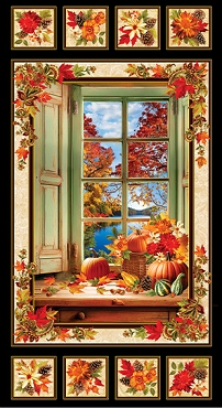 Harvest Beauty -  Benartex - Harvest Window Panel - 15266 - 99