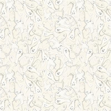 Witch's Tale - Clothworks - Ghosts Light Cream - Y4789 - 2