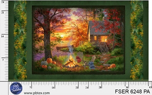 Fireside Serenity - P & B Textiles - 6248PA - Sunset Serenity 