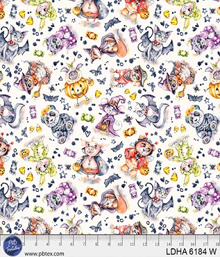 Little Darlings Halloween - P & B Textiles - 6184 - W