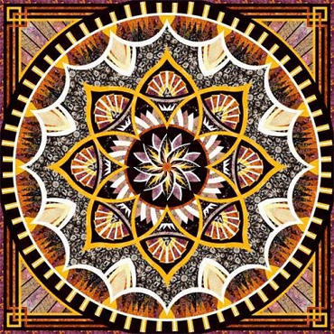 Arcadia Queen Fabric Kit - Painted Canyon by Tonga Batiks - Pre Order January 2027
