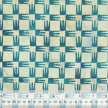 Stenographer's Notebook -  Anthology Batiks - Compass - 727Q - 2 - Arctic