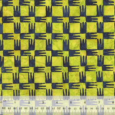 Stenographer's Notebook -  Anthology Batiks - Compass - 727Q - 3 - Limelight