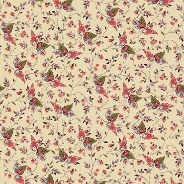 Bucklebury Chintz - Henry Glass - 3129 - 44 - Cream