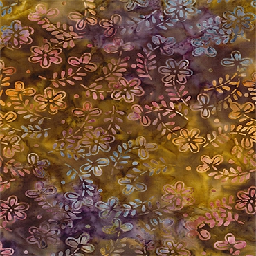 Copper Mountain - Wilmington Batiks - Ferns - 1400 - 22292 - 687 - Daisies - Multi