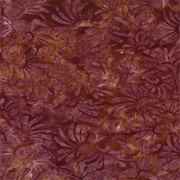 Copper Mountain - Wilmington Batiks - Ferns - 1400 - 22289 - 826 - Petal Toss - Orange Brown