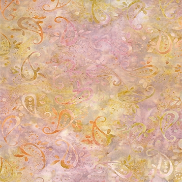 Copper Mountain - Wilmington Batiks - Ferns - 1400 - 22290 - 283 - Paisley - Tan