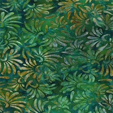 Copper Mountain - Wilmington Batiks - Ferns - 1400 - 22289 - 752 - Petal Toss - Green