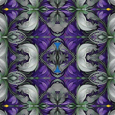 Incandescent -  Paula Nadelstern - Benartex - Jewel Box Purple/Multi - 16783 - 66