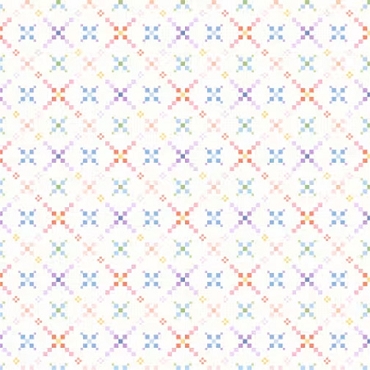 Gathering Sun - Maywood Studio - White/Multi Quilt Diamond - 11195M - WZ