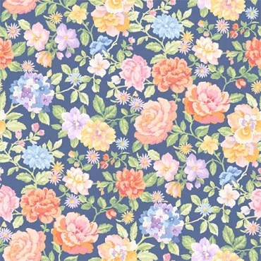 Gathering Sun - Maywood Studio - Blue/Multi Floral - 11190M - BZ