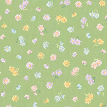Gathering Sun - Maywood Studio - Green Tossed Floral - 11193M - G