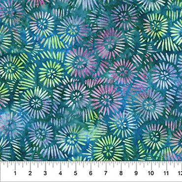Jasmine Jewels - Northcott - 82081 - 75 - Daisy - Avocado