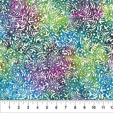 Jasmine Jewels - Northcott - 82080 - 72 - Vine - Citrus Green