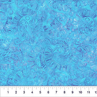 Jasmine Jewels - Northcott - 82084 - 62 - Ornate - Turquoise