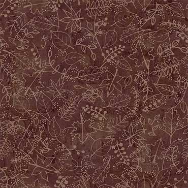 Free Falling - Studio E Fabrics - 9025 - 38 - Fall Foliage - Mocha 