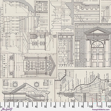 Palette Curated - Tim Holtz - Free Spirit -  PWTH317 - Charcoal Schematic