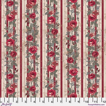 Palette Curated - Tim Holtz - Free Spirit -  PWTH227 - Red Wallpaper