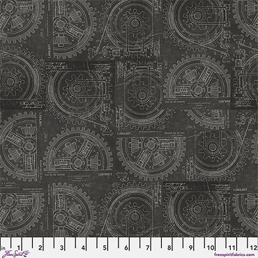 Palette Curated - Tim Holtz - Free Spirit -  PWTH255 - Neutral Gears