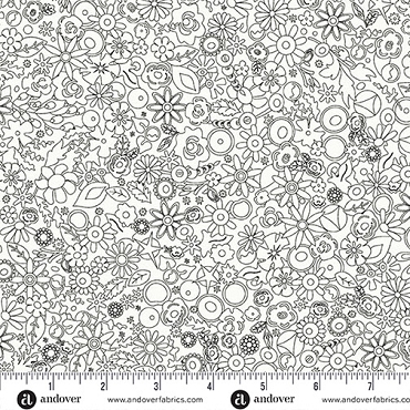Sun Print Whisper - Andover - A - 1558 - K1 - Panda Woodland