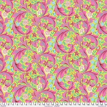 Kaffe x Morris & Co - Free Spirit - PW - KW011 - Leicester - Fuchsia