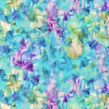 Infatuation - Northcott - 28617 - 64 - Turquoise/Multi