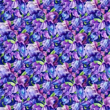 Infatuation - Northcott - 28614 - 86 - Dark Purple/Multi