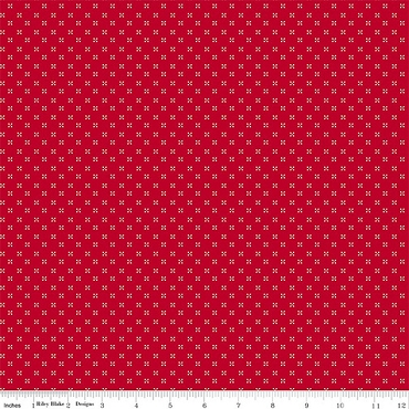 Radiant Ruby - Riley Blake - Dots - 17266 - Schoolhouse