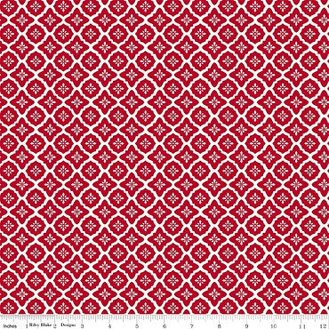 Radiant Ruby - Riley Blake - Moroccan - 17261 - Schoolhouse