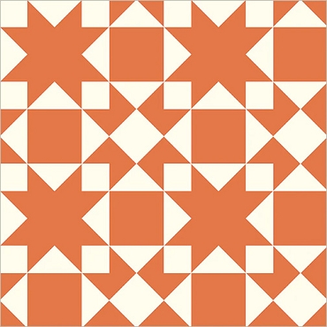 Perfect Points II- Windham - 54883 - 8 - Sawtooth - Orange