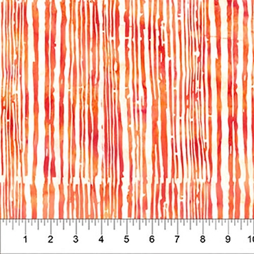 Paradise Bay - Banyan Batiks - 83155 - 59 - Tropical Stripe - Wild orange