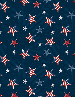 Hearts Anthem - Wilmington - 84476 - 443 - Star Toss - Blue