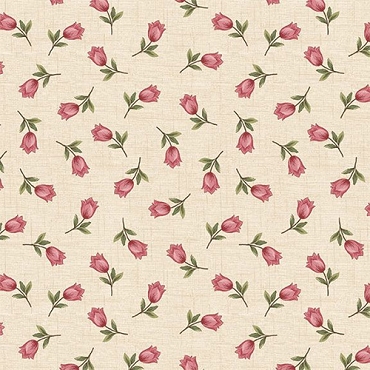 Cottage Florals - Marcus Fabrics - Tulips - R - 261213D - Beige