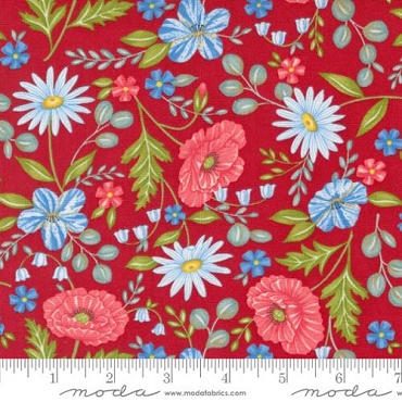 Moda - Red White and Bloom - 56110 - 13 - Poppy