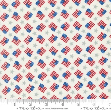 Moda - Red White and Bloom - 56113 - 11 - Daisy White