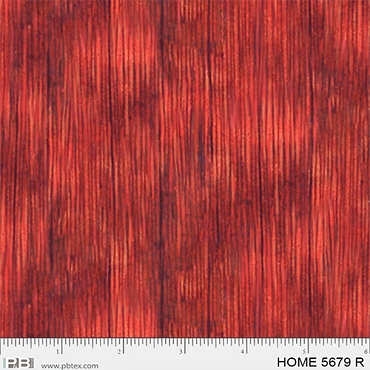 Hometown - P & B Textiles - 5679 - Red