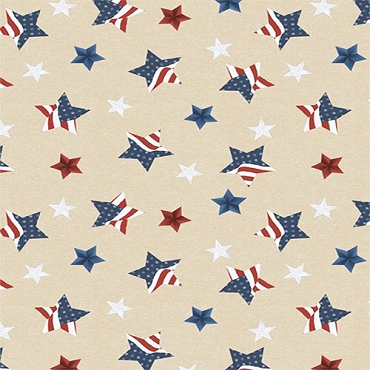 Stars of Valor - Wilmington - 30086 - 243 - Star Toss - Cream