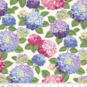 Hydrangeas in the Garden - Riley Blake - Main - CPL16830 - Multi