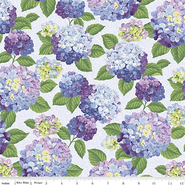 Hydrangeas in the Garden - Riley Blake - Main - CPL16830 - Powder
